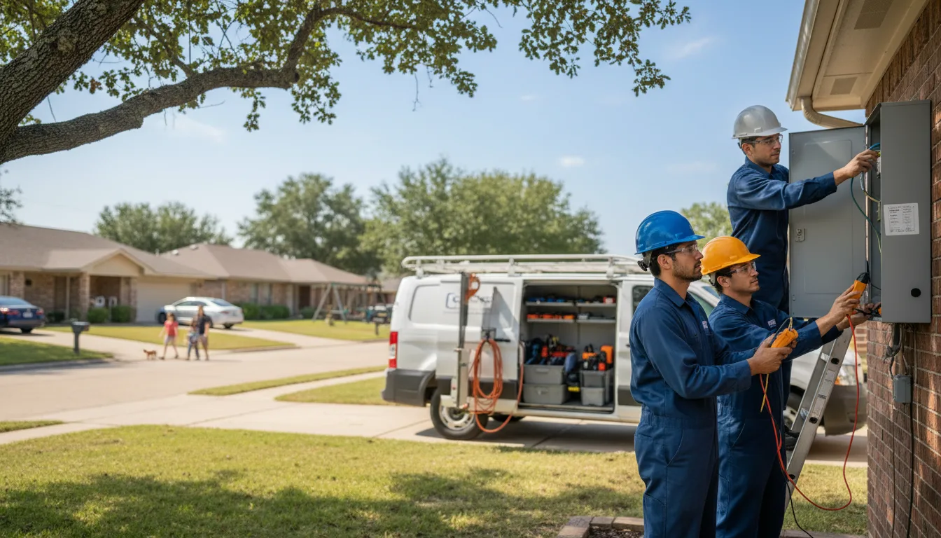 Certified electrician providing emergency electrical services in Brighton, IL